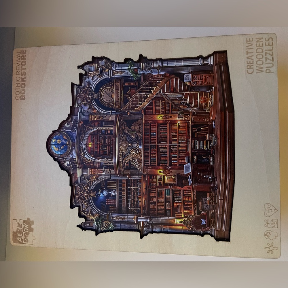 ❤️2/$25 Wooden Creative Library Puzzle